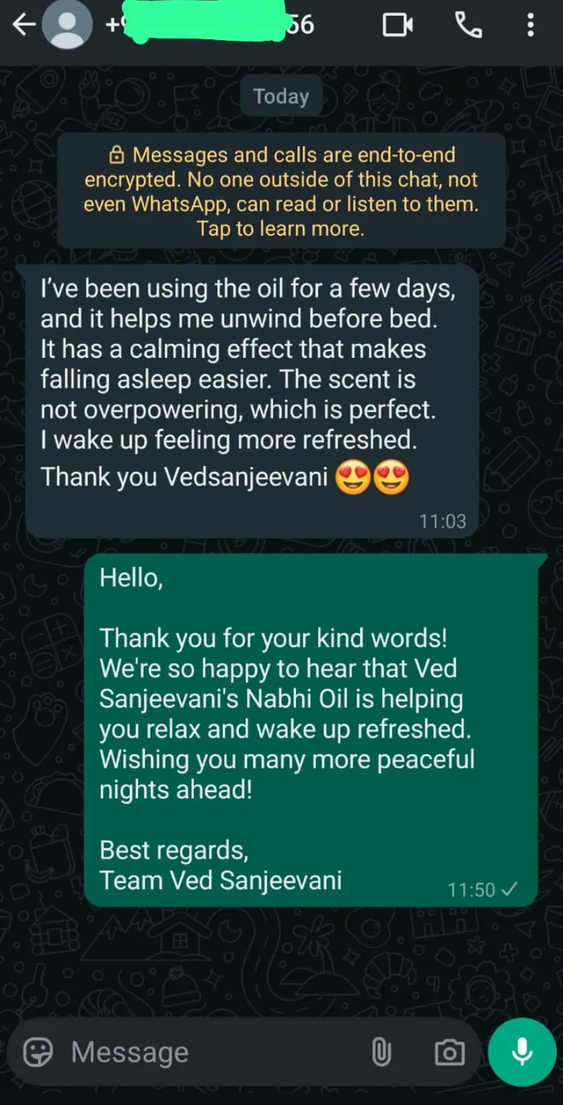 Sleep Inducing Stress Relief Nabhi Oil customer review